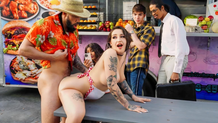 Food Truck Serves Big Oily Ass